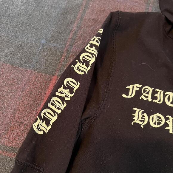 Women's Black vintage Y2K hooded dress - Picture 4 of 6